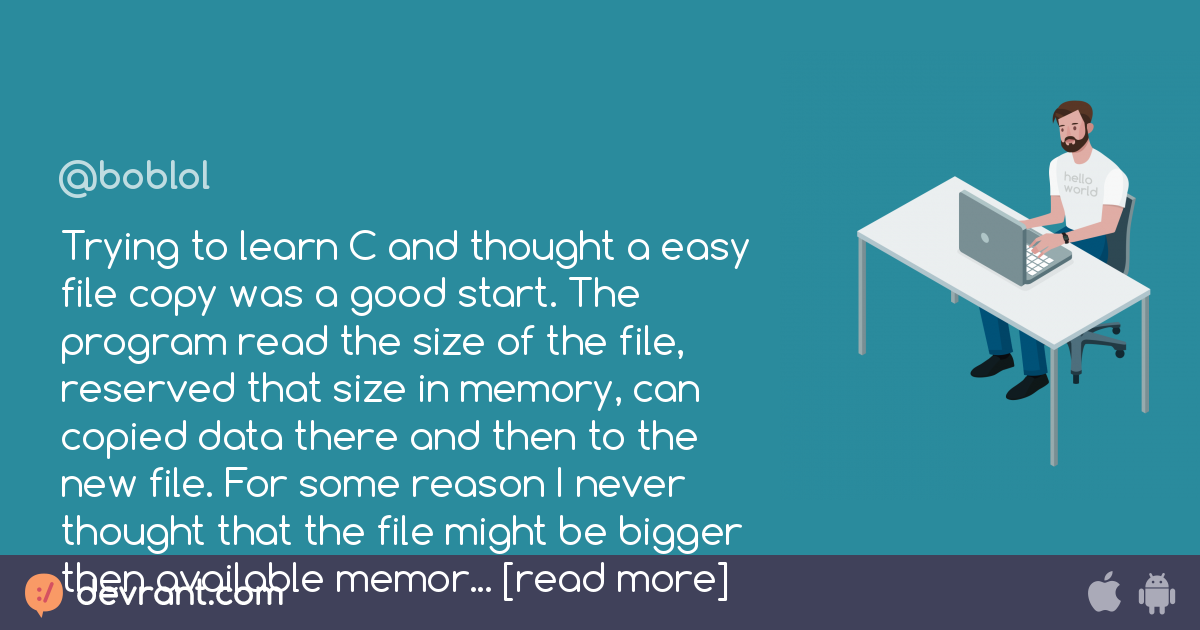 Worst coding mistake you've made? - devRant