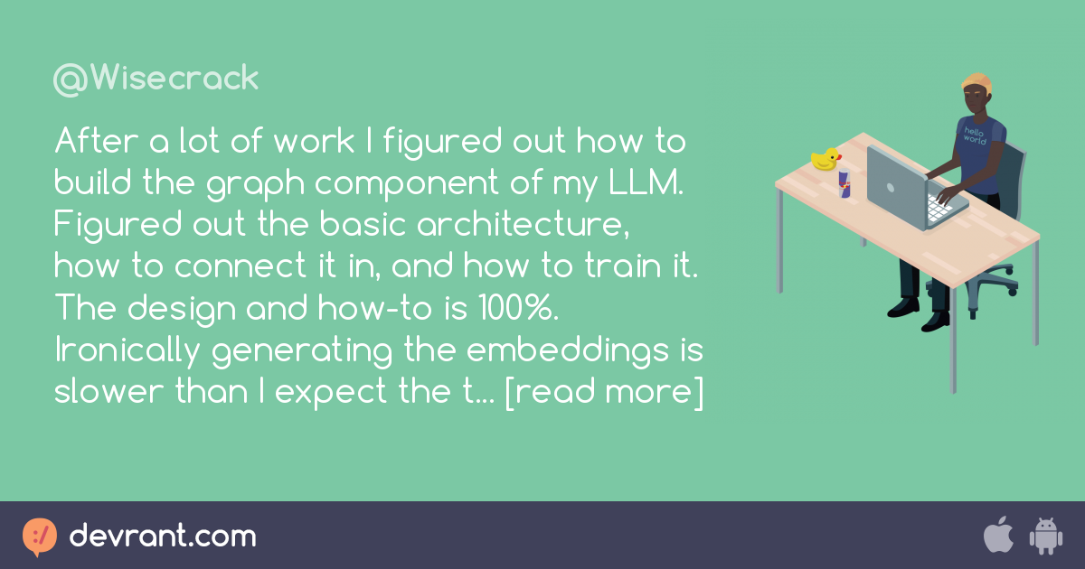 progress - After a lot of work I figured out how to build the graph ...