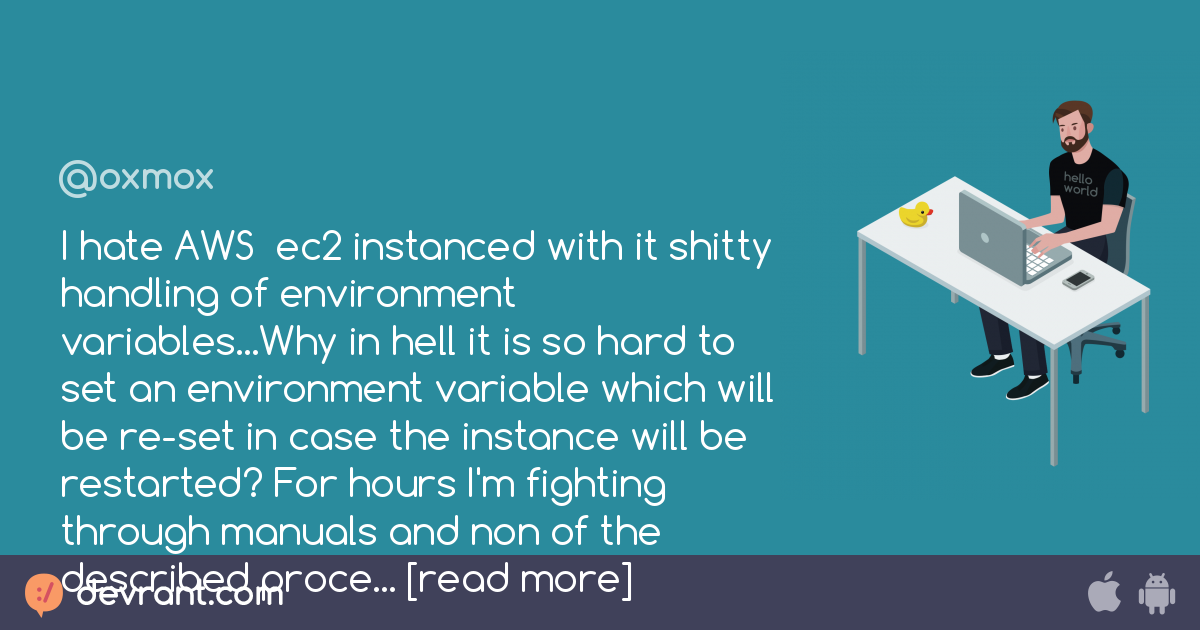 I Hate Aws Ec2 Instanced With It Shitty Handling Of
