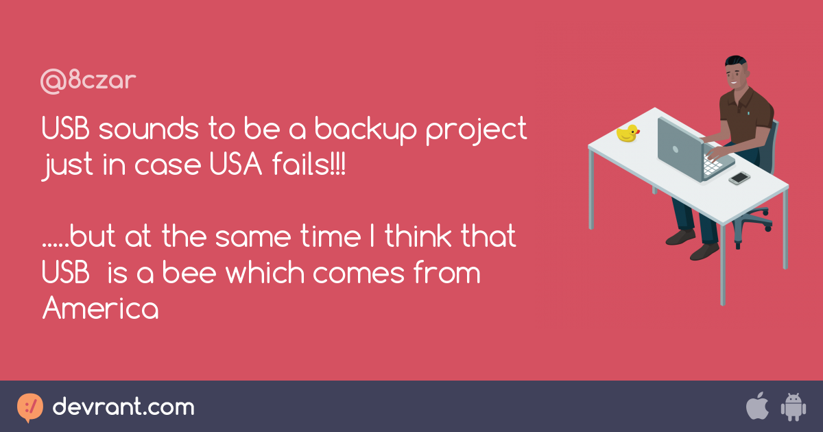 USB sounds to be a backup project just in case USA fails!!!😤 😤