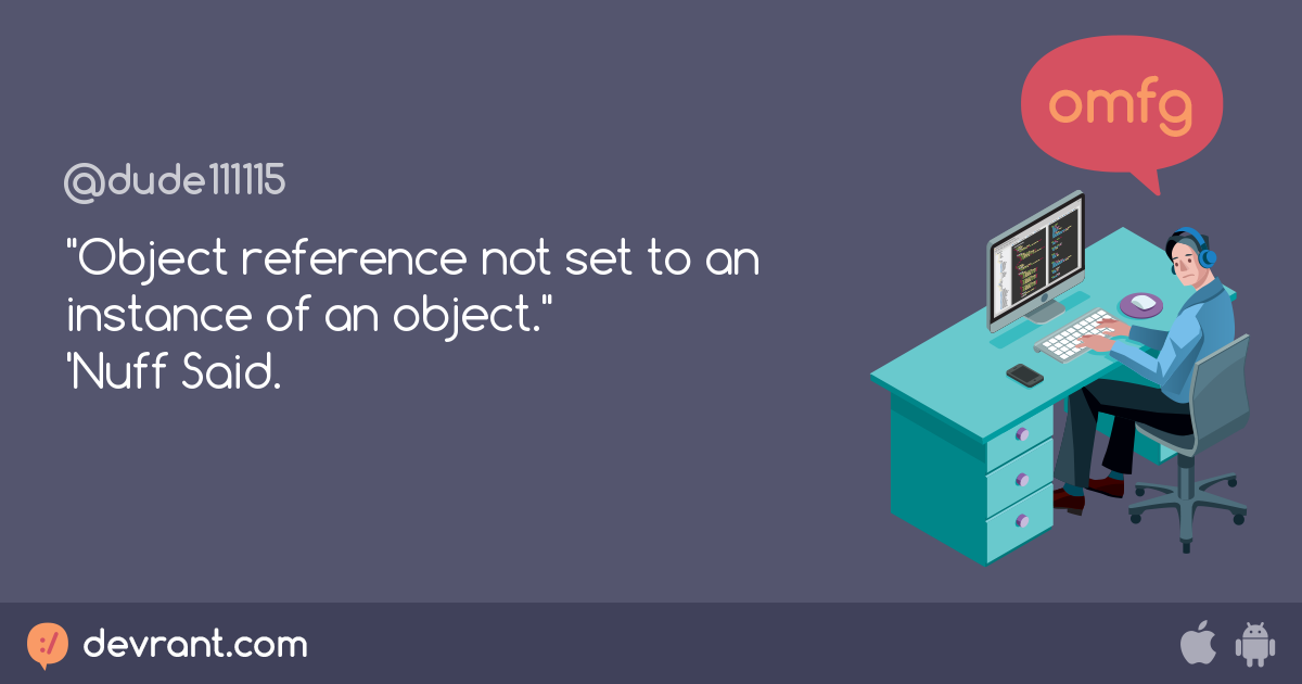 object reference not to an instance of an object