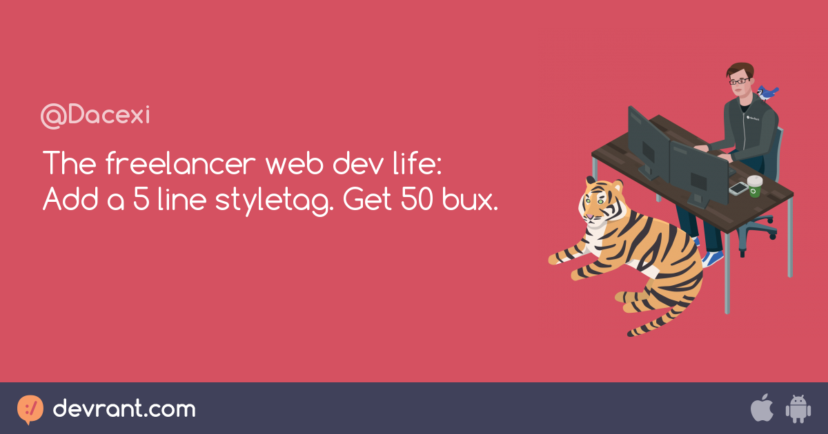 The Freelancer Web Dev Life Add A 5 Line Styletag Get 50 Bux