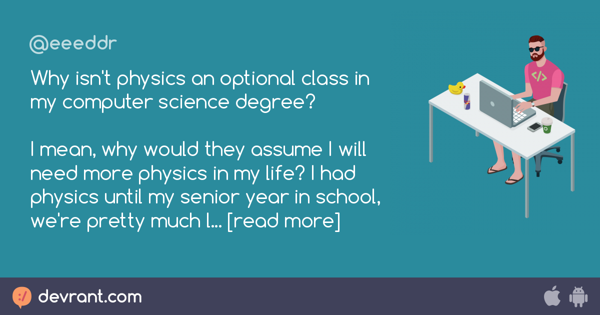 Does Computer Science Require Physics