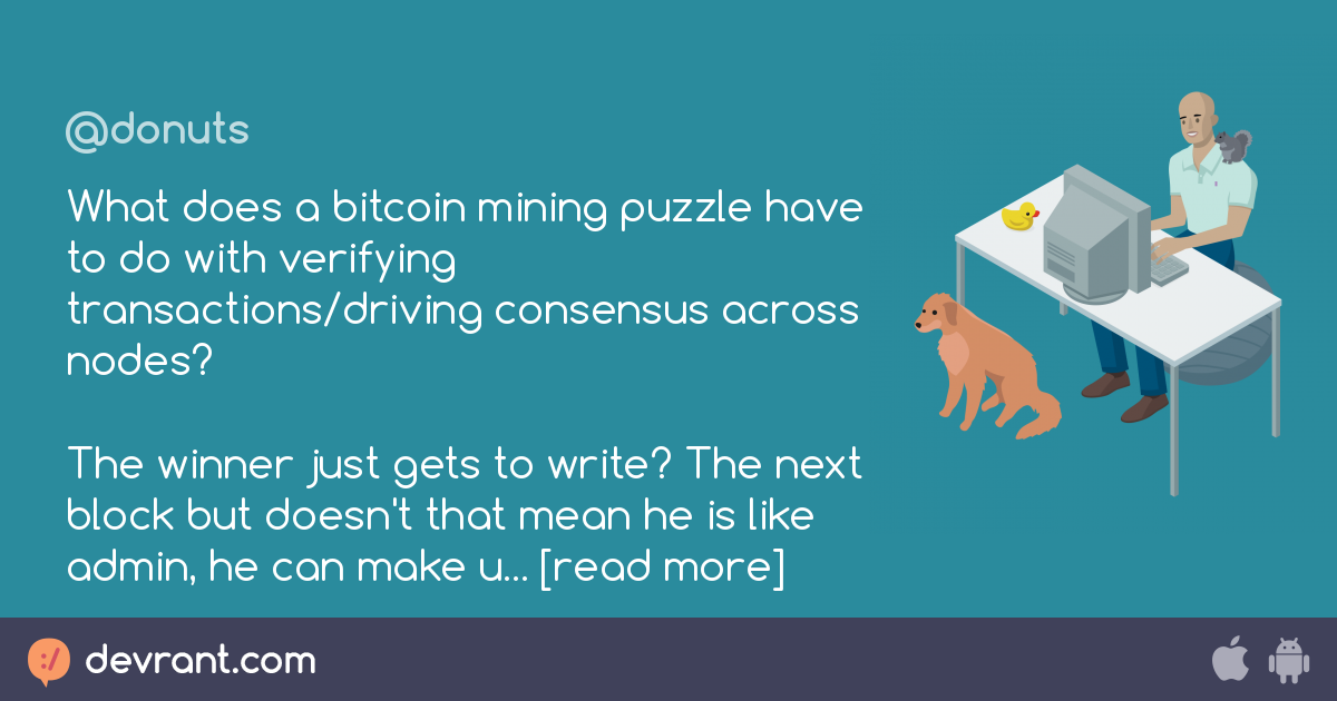 blockchain mining puzzle