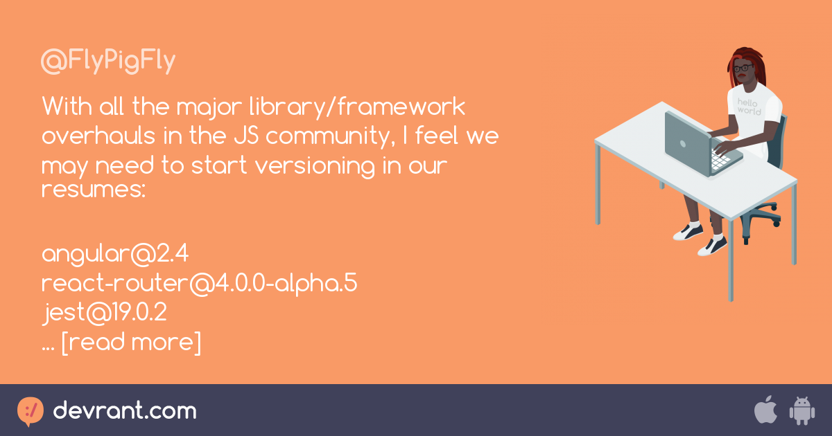 jest - With all the major library/framework overhauls in the JS ...