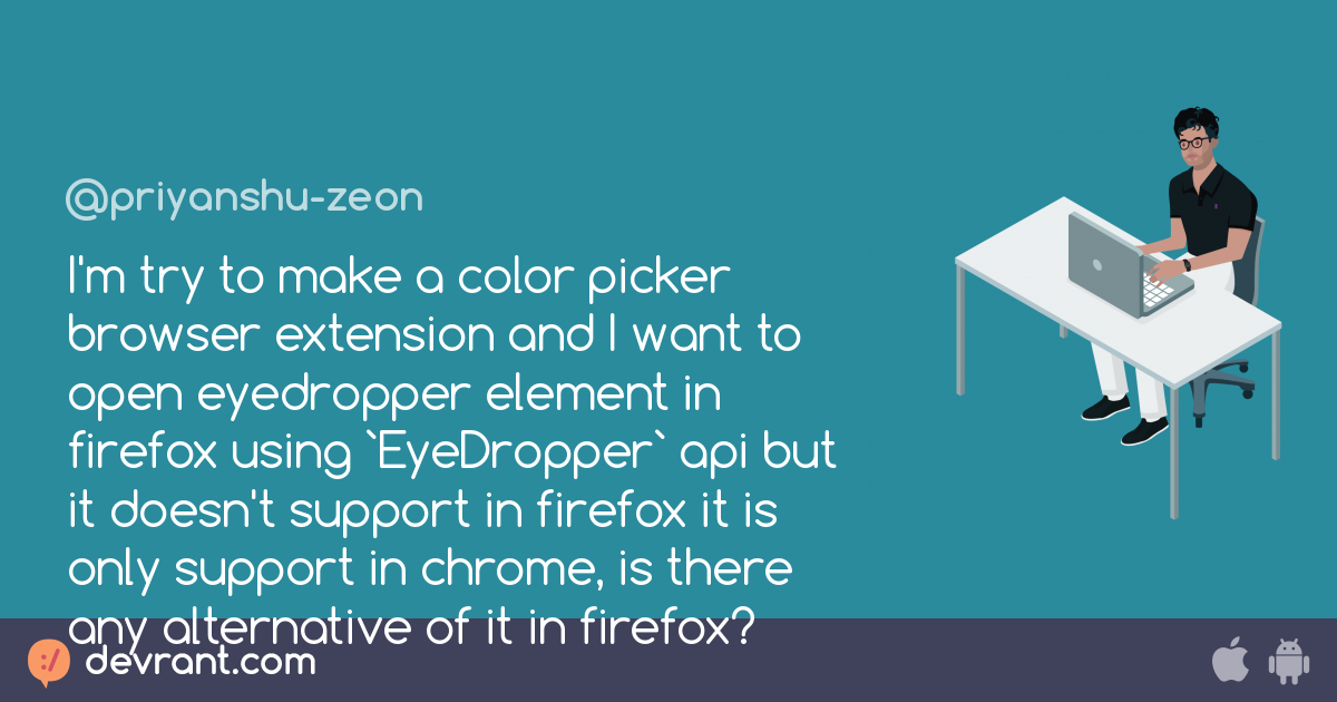 chrome I'm try to make a color picker browser extension and I want to