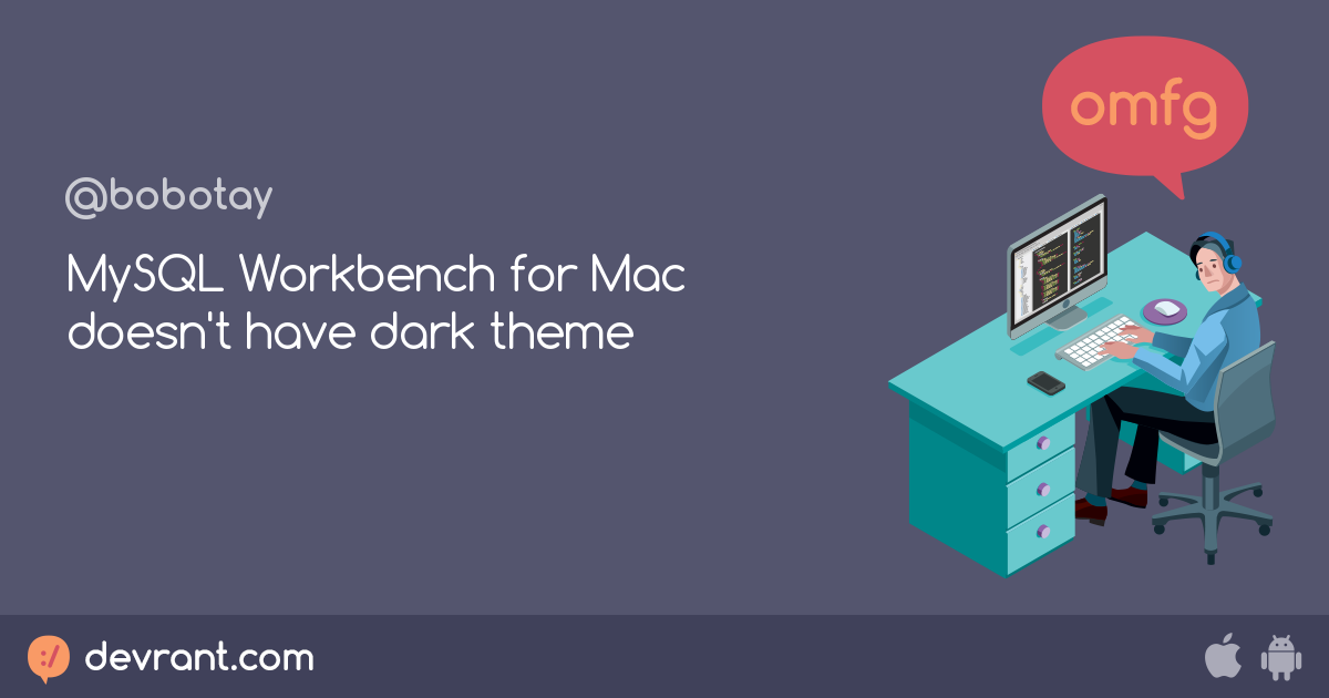 mysql workbench for mac mojave 10.14.2