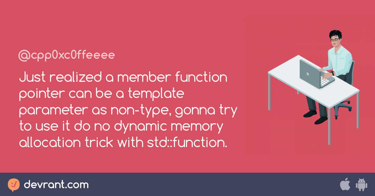 member function pointer template parameter